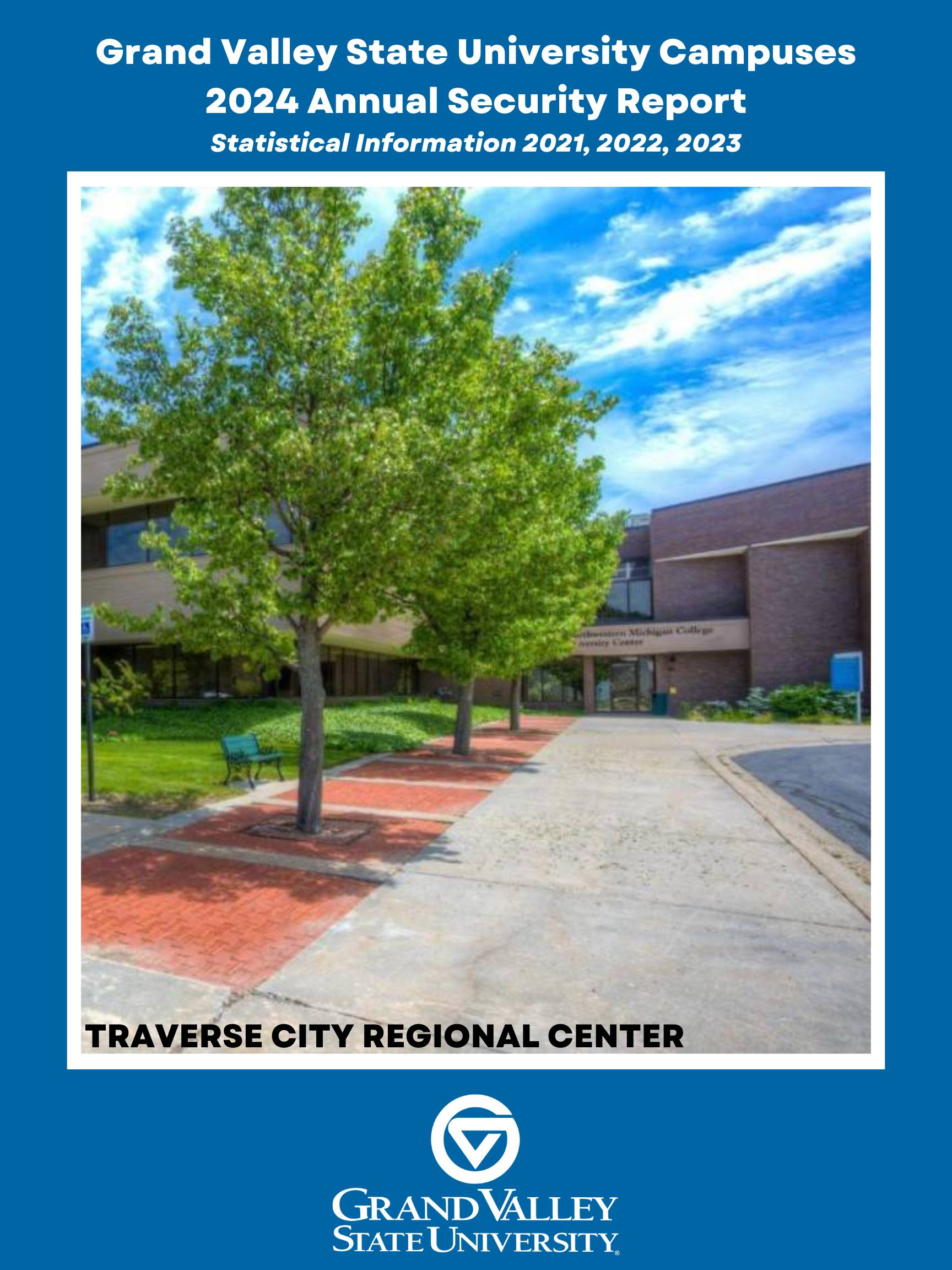 2024 Traverse City Regional Center Annual Security Report Cover